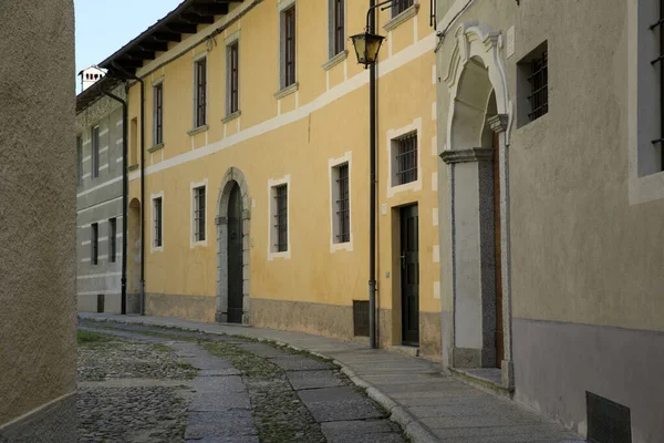 Orta San Giulio Italy September 2019 Τυπικός Μικρός Δρόμος Στο — Φωτογραφία Αρχείου