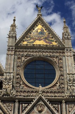 Siena (Si), İtalya - 01 Haziran 2016: Siena, Siena Katedrali, Tuscany, İtalya