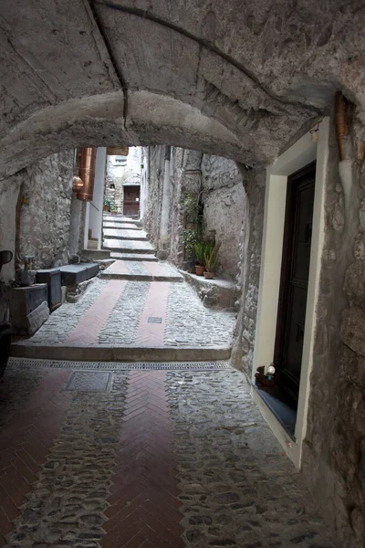 Dolceacqua Itália Dezembro 2017 Vista Casas Antigas Interior Aldeia Dolceacqua — Fotografia de Stock