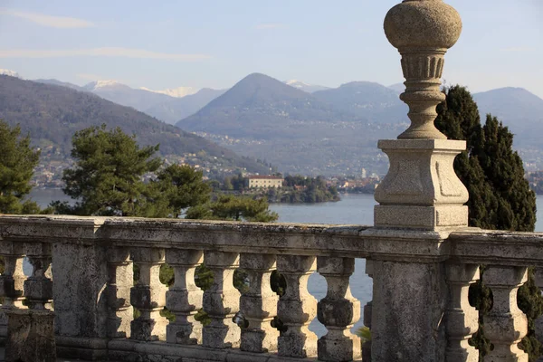 Stresa Verbano Cusio Ossola Italy June 2017 Lake View Isola — 图库照片