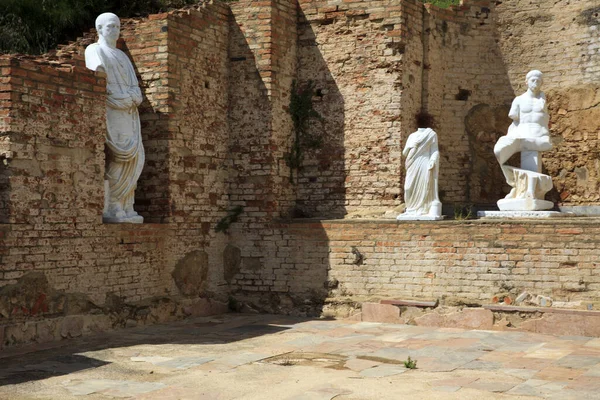 Roselle Italy June 2017 Etruscan Ruins Statue Archaeological Site Roselle — Stockfoto