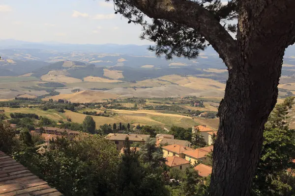 Volterra Italië April 2017 Heuvels Bij Volterra Toscane Italië — Stockfoto