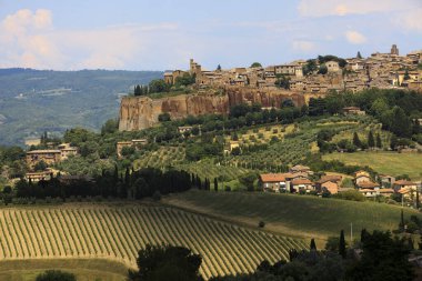 Orvieto (Tr), İtalya - 10 Mayıs 2016: Orvieto kasabası, Terni, Umbria, İtalya