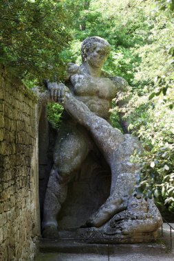 Bomarzo (Vt), İtalya - 15 Mayıs 2016: Bomarzo, Viterbo, Lazio, İtalya 'daki 