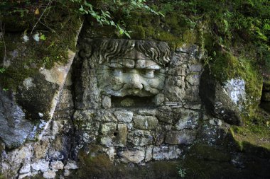 Bomarzo (Vt), İtalya - 15 Mayıs 2016: Bomarzo, Viterbo, Lazio, İtalya 'daki 