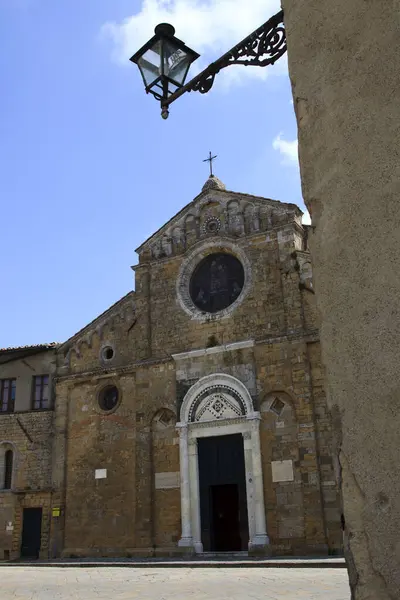 Volterra Italien April 2017 Die Kirche Santa Maria Assunta Volterra — Stockfoto