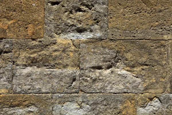 Volterra Italia Abril 2017 Una Típica Pared Ladrillo Toscano Ciudad — Foto de Stock