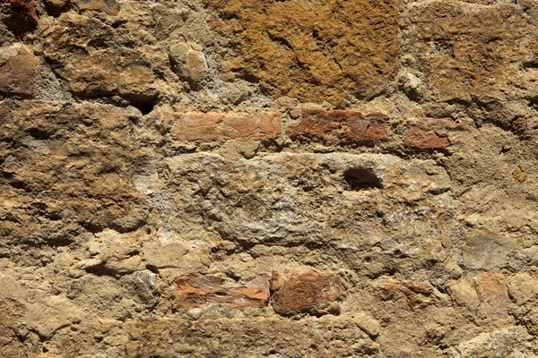 Volterra Italia Abril 2017 Una Típica Pared Ladrillo Toscano Ciudad — Foto de Stock