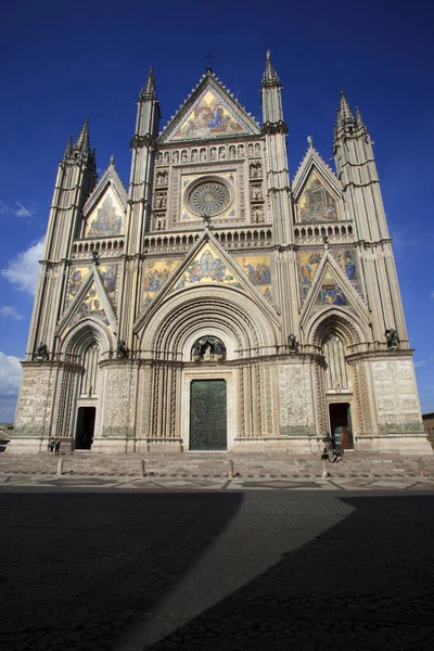 Orvieto Italy May 2016 Orvieto Cathedral Terni Umbria Italy — Φωτογραφία Αρχείου