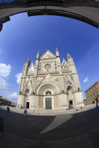 Orvieto Italy May 2016 Orvieto Cathedral Terni Umbria Italy — Stock fotografie