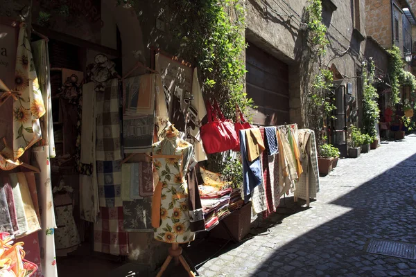 Orvieto Italy May 2016 Typical Road Houses Centre Orvieto Terni — Stock Photo, Image