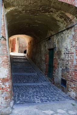 Monteleone d' Orvieto (TR), Italy - May 27, 2016: An briks arc in Monteleone d' Orvieto, Orvieto, Terni, Umbria, Italy