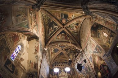 Orvieto (TR), Italy - May 10, 2016: The Orvieto cathedral inside, Terni, Umbria, Italy