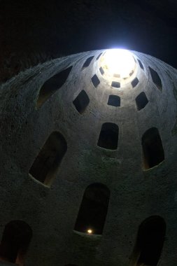 Orvieto (TR), Italy - May 10, 2016: St. Patrich well inside, Orvieto, Terni, Umbria, Italy