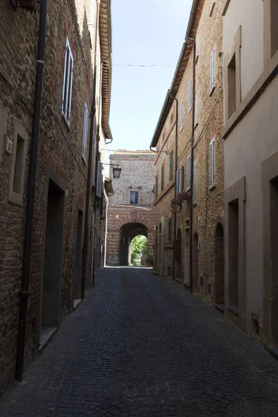 Monteleone Orvieto Italy May 2016 Road Houses Monteleone Orvieto Village — Stockfoto