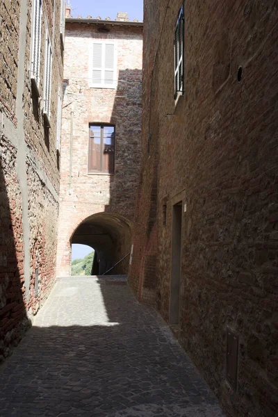 Monteleone Orvieto Italy May 2016 Road Houses Monteleone Orvieto Village — Stock fotografie