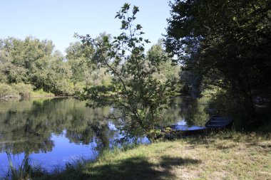 Castano Primo (MI), Italy - June 05, 2017: Ticino River, Castano Primo, Lombardy, Italy