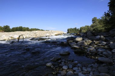 Castano Primo (MI), Italy - June 05, 2017: Ticino River, Castano Primo, Lombardy, Italy