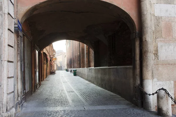 Ferrara Italia Junio 2017 Vista Una Antigua Carretera Ferrara Emilia —  Fotos de Stock