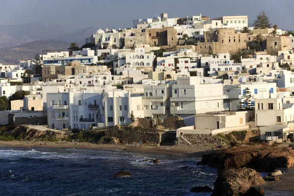 Naxos Town Naxos Grèce Août 2014 Naxos Town View Naxos — Photo