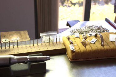 Manacor (Mallorca), İspanya - 10 Ağustos 2016: Manacor 'da ünlü Mayorica incileri, Mallorca, Balearic Adaları, İspanya.