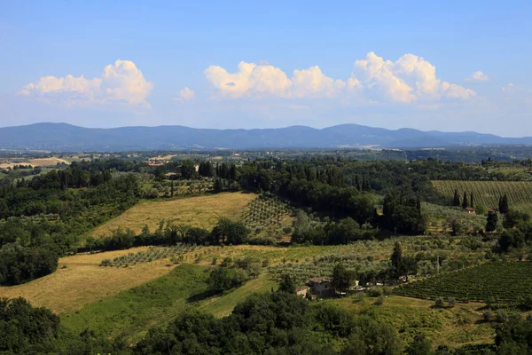 San Gimignano Italy April 2017 View Country Landscape San Gimignano — Stockfoto