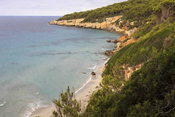 Sant Tomas Menorca España Junio 2016 Costa Cerca Playa Binigaus — Foto de Stock