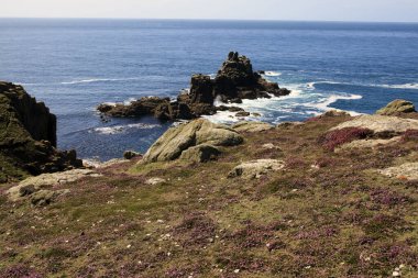 Land 's End bölgesi (İngiltere), Uk - 16 Ağustos 2015: The Land' s End bölgesi, Cornwall, İngiltere, Birleşik Krallık.