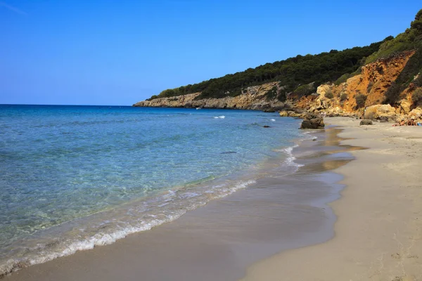 Sant Tomáš Menorca Španělsko Června 2016 Pláž Binigaus Svatý Tomáš — Stock fotografie