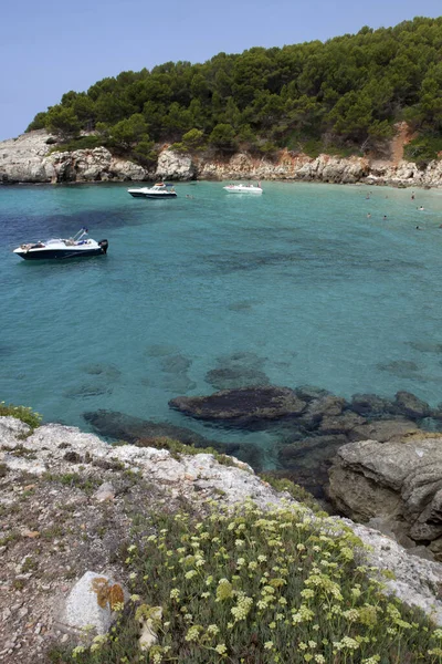 Migjorn Gran Menorca Spain June 2016 Escorxada Bay Migjorn Gran — 图库照片