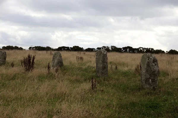 Lamorna Anglia Sierpnia 2015 Merry Maidens Stone Circle Cornwall Anglia — Zdjęcie stockowe