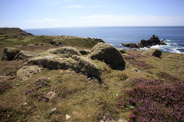 Land End Inglaterra Reino Unido Agosto 2015 Land End Cornwall —  Fotos de Stock