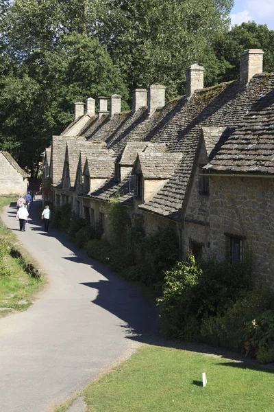 Bibury England Großbritannien August 2015 Bibury Dorfblick Gloucestershire England Großbritannien — Stockfoto