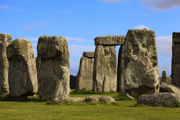 Stonehenge England August 2015 Stonehenge Megalithic Site Amesbury Wiltshire England — стоковое фото