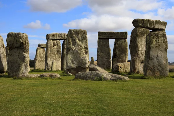 Stonehenge England August 2015 Stonehenge Megalithic Site Amesbury Wiltshire England — стоковое фото