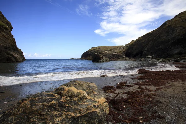 Tintagel Inghilterra Regno Unito Agosto 2015 Costa Tintagel Cornovaglia Regno — Foto Stock