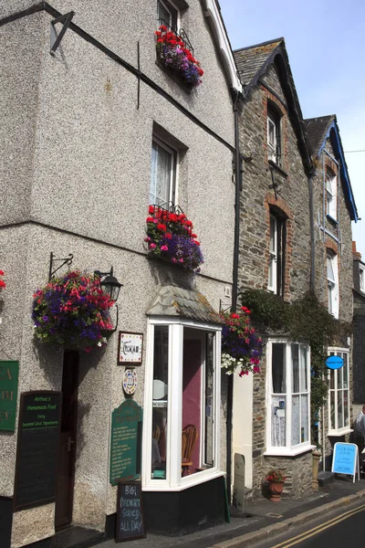 Padstow England August 2015 Tipycal House Padstow Cornwall United Kingdom — стокове фото