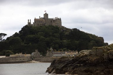 St Michael's Mount (England), UK - August 16, 2015: A view of St Michael's Mount, Cornwall, England, United Kingdom.