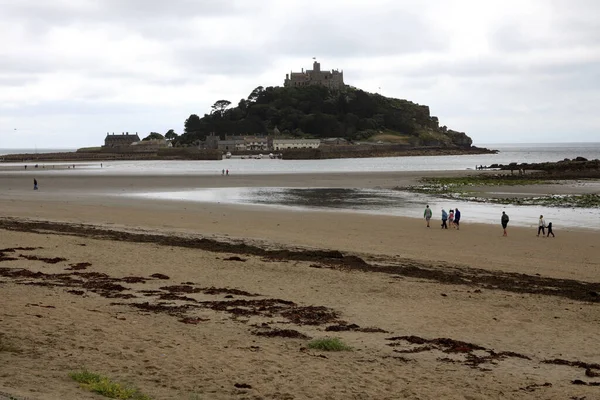 Michael Mount England August 2015 View Michael Mount Cornwall England — 스톡 사진