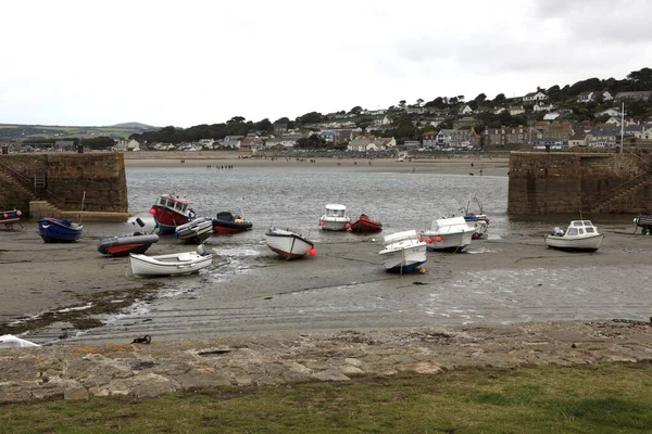 Michael Mount England August 2015 View Michael Mount Abbey Cornwall — ストック写真