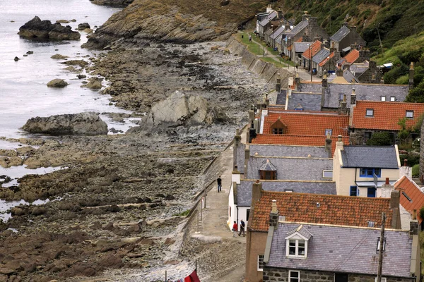 Crovie Village Scotland August 2018 Crovie Village Banff Scotland Highlands — Stockfoto