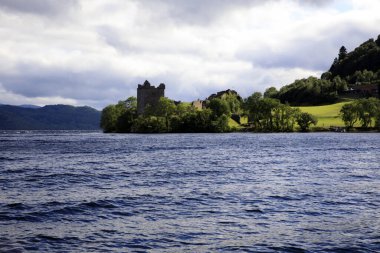 Loch Ness (Scotland), UK - August 02, 2018: Loch Ness lake, Scotland, Highlands, United Kingdom