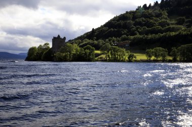 Loch Ness (Scotland), UK - August 02, 2018: Loch Ness lake, Scotland, Highlands, United Kingdom