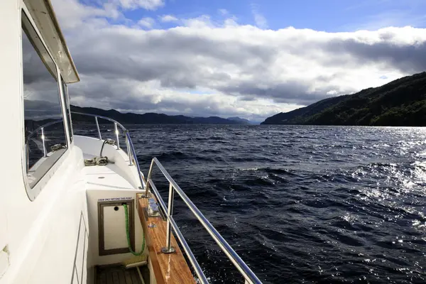 Loch Ness Scotland August 2018 Loch Ness Lake View Tourist — Stockfoto