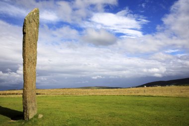 Anakara, Orkney, İskoçya, İskoçya, İskoçya, Birleşik Krallık 'ta Stenness' in Ayakta Taşları, Neolitik Megalithler 