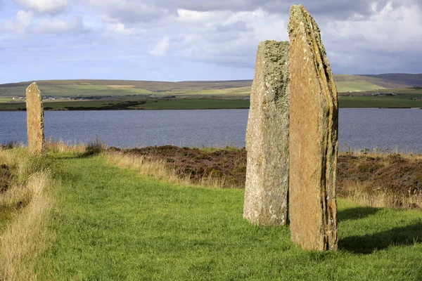 Brodgar Orkney Scozia Regno Unito Agosto 2018 Anello Pietre Piedi — Foto Stock