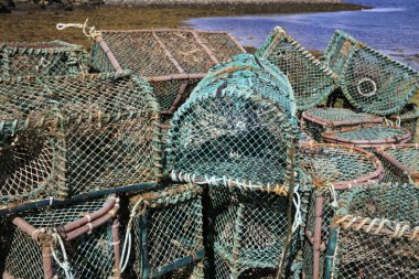 Orkney (İskoçya), Uk - 10 Ağustos 2018: Liman, Orkney, İskoçya, İskoçya, İskoçya, Birleşik Krallık