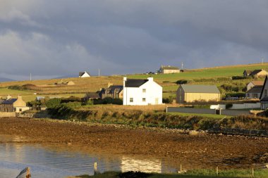 Scapa Flow - Orkney (İskoçya), Uk - 10 Ağustos 2018: Scapa Flow, Orkney, İskoçya, İskoçya, Birleşik Krallık