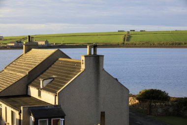 Scapa Flow - Orkney (İskoçya), Uk - 11 Ağustos 2018: Scapa Flow, Orkney, İskoçya, İskoçya, Birleşik Krallık