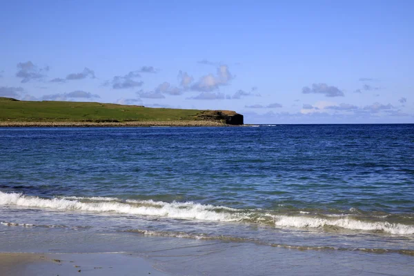 Skara Brae Orkney Skottland Storbritannien Augusti 2018 Skara Brae Stranden — Stockfoto